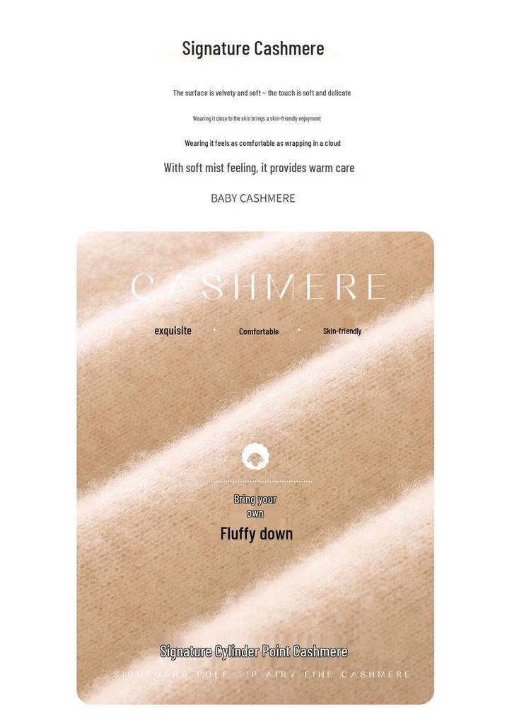 Women's Soft Cashmere Turtleneck Sweater - Solid Color, Loose Fit, Slimming Design for Autumn & Winter