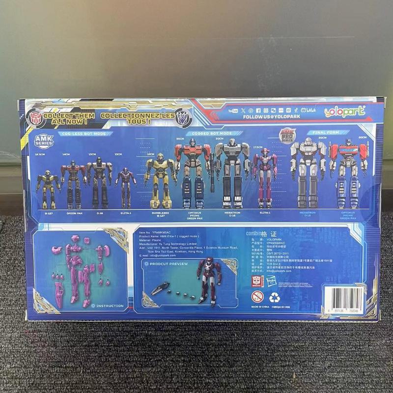 YOLOPARK Transformers Origins Серия AMK: Модель сборки Оптимуса Прайма, Мегатрона и Ориона