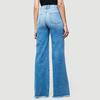 European And American Women'S Jeans Slim Fit And Slimming Wide Leg Fringed Pants Jeans