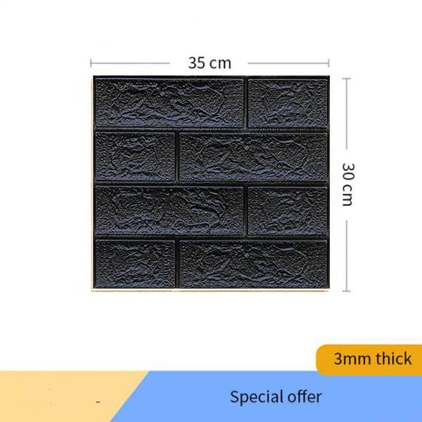 10 шт./20 шт. 3D наклейки на кирпичную стену, самоклеящиеся обои, декор, пена, водонепроницаемое настенное покрытие, обои для гостиной, сделай сам, фон