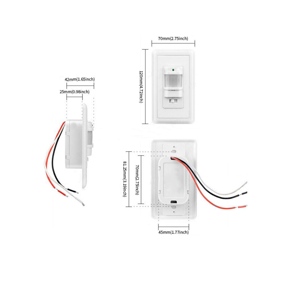 Автоматический ИК датчик движения присутствия, выключатель света, автоматическое включение/выключение, инфракрасный 110 В/перем. тока
