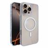 For iPhone 16 Pro Case Magnetic Case Shockproof TPU+PC Clear Phone Cover