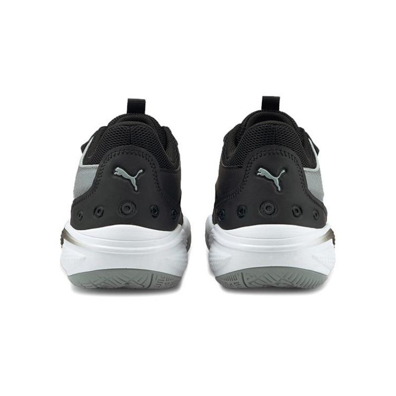 Puma Баскетбольные кроссовки Court Rider Team Unisex с круглым носком на шнуровке, низкие, черные 195660-06