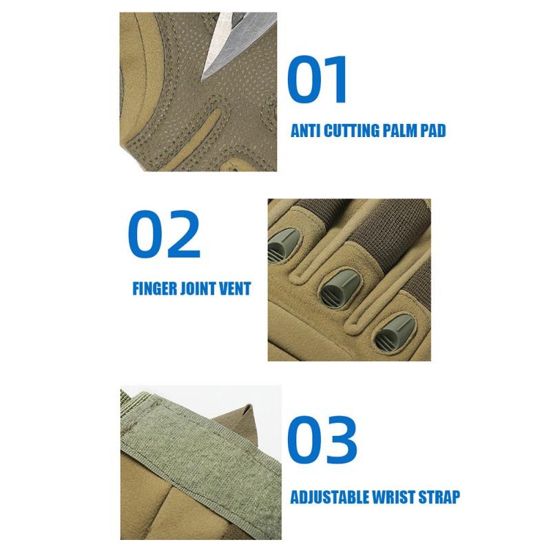 Уличные тактические перчатки, перчатки с сенсорным экраном, нескользящие для всех сезонов, походные, кемпинговые, мотоциклетные перчатки