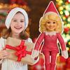 Christmas Elf Doll Plush Toy Fine Workmanship Handcrafted Stuffed Elf Toy Christmas Birthdays Decoration Elf Figurine Ornament