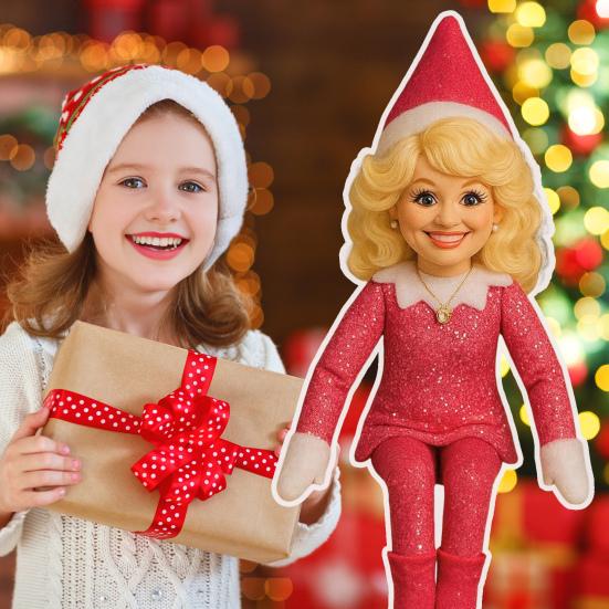 Christmas Elf Doll Plush Toy Fine Workmanship Handcrafted Stuffed Elf Toy Christmas Birthdays Decoration Elf Figurine Ornament