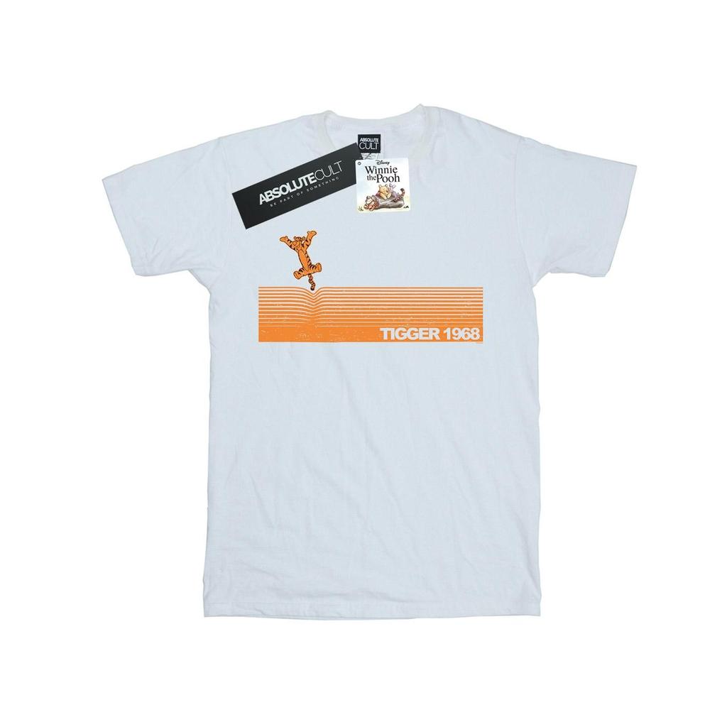 Disney Womens/Ladies Winnie The Pooh Tigger 1968 Cotton Boyfriend T-Shirt