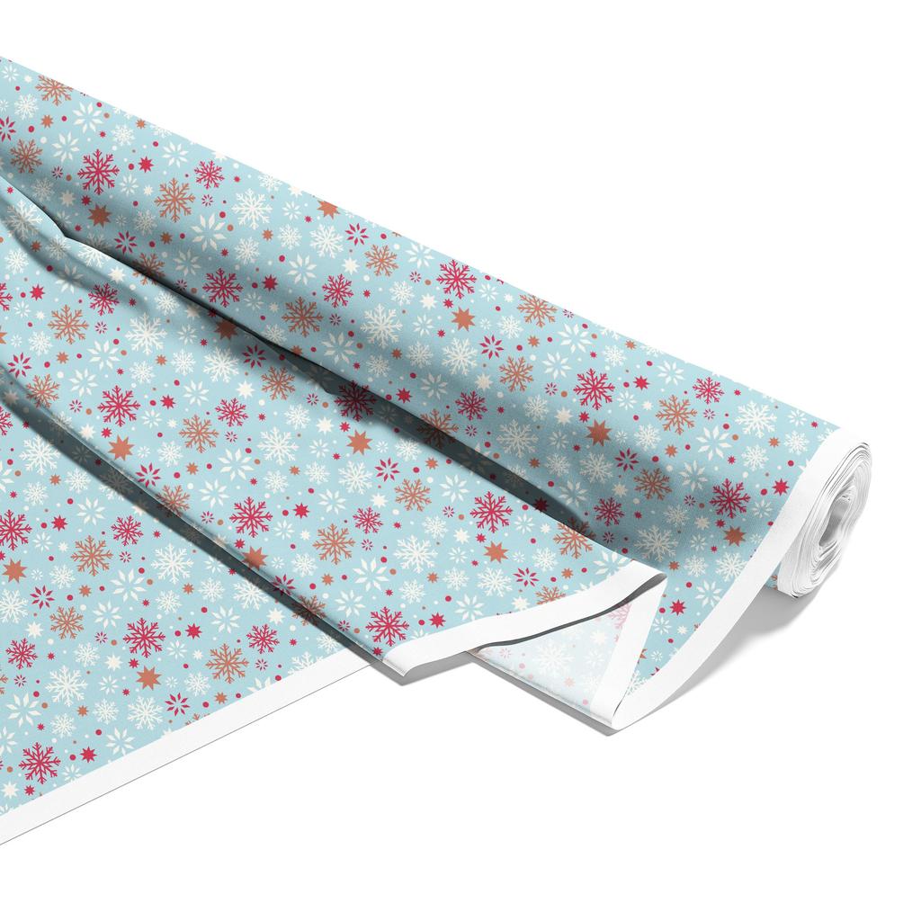Outdoor Dekostoffe Oxford - Motiv Schneeflocken I Dx067