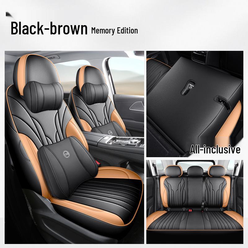 ZFL Perforated Leather Custom Car Seat Covers for Chery Tiggo 9 - Full Coverage