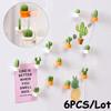 Board Home Decoration Magnetic Stickers Succulent Potted Simulation Cactus Refrigerator Magnet