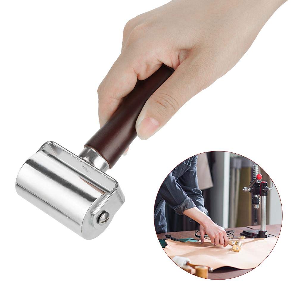 Size M 60mm Leather Roller Tool DIY Leathercraft Burnishing Wheel Leather Edge Pressing Tool