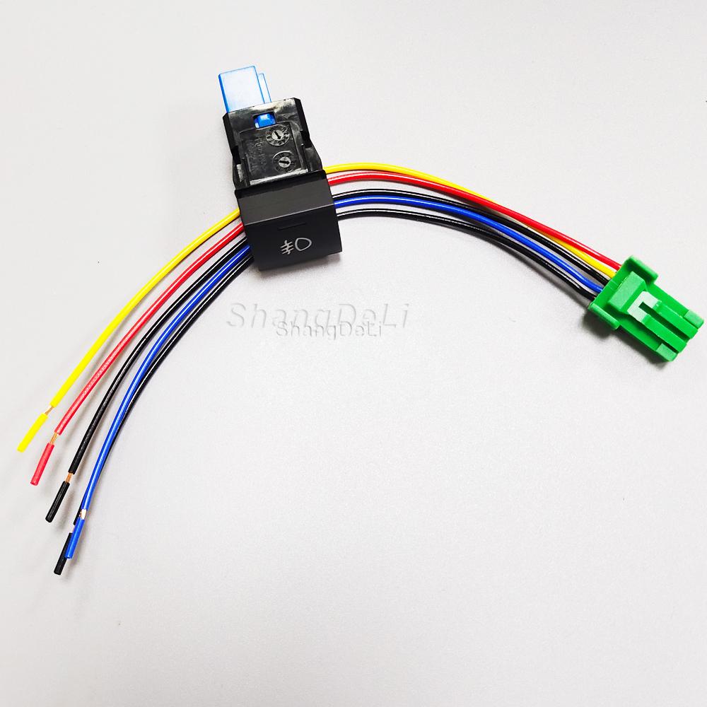 Car Front Fog Light Switch Fog Lamp LED Power Light Switch Button For Toyota Camry 2018 Avalon Rav4 2019 2020 Prado 150