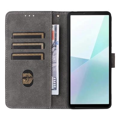 Чехол для Sony Xperia 10 VI из искусственной кожи, чехол-подставка с кошельком и RFID-блокировкой