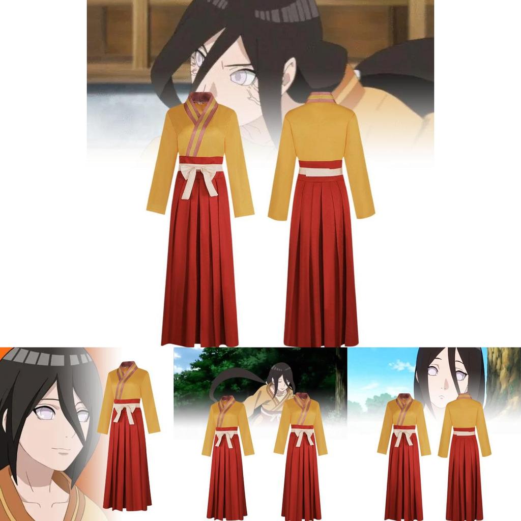 Потрясающий костюм кимоно для косплея Хинаты Ханаби для японских аниме-персонажей 2024 Лето