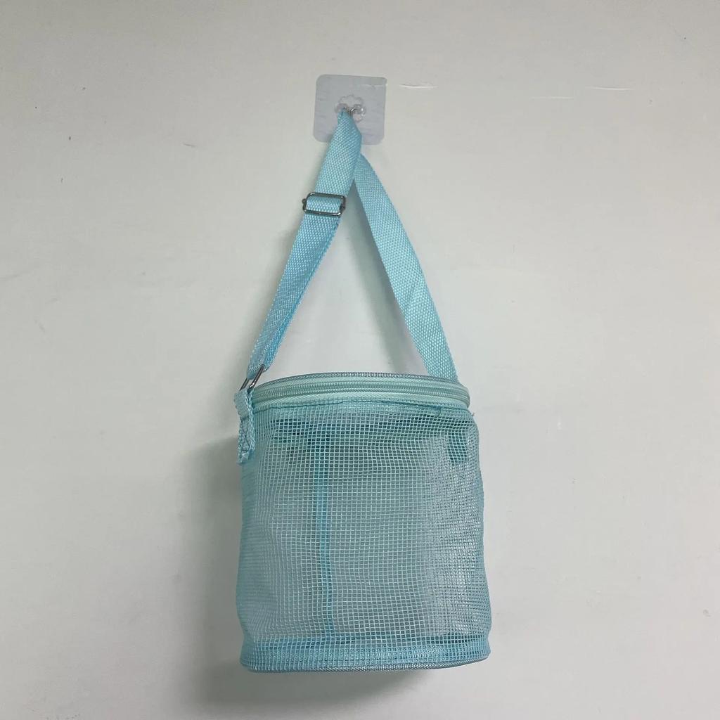 Beach Toys Mesh Beach Bag with Zipper Beach Toys Shell Bag Swimming Pool Bag Youth Swimming Accessories Boys and Girls