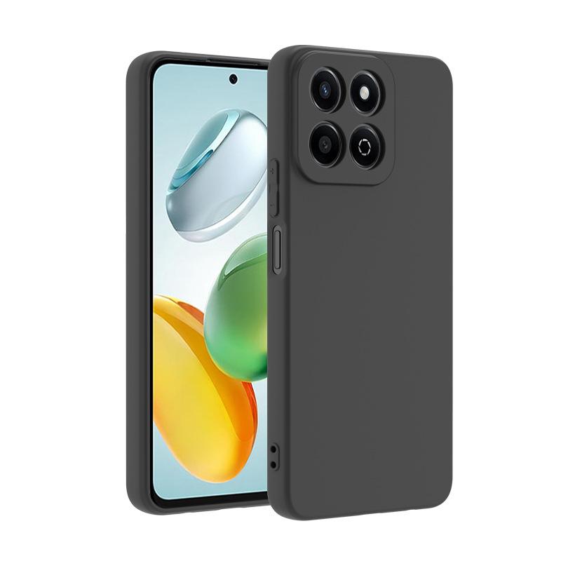 Подходит для Honor 600Pro (международная версия), черный матовый чехол для мобильного телефона, влагостойкий и устойчивый к отпечаткам пальцев кожаный чехол Honor 300