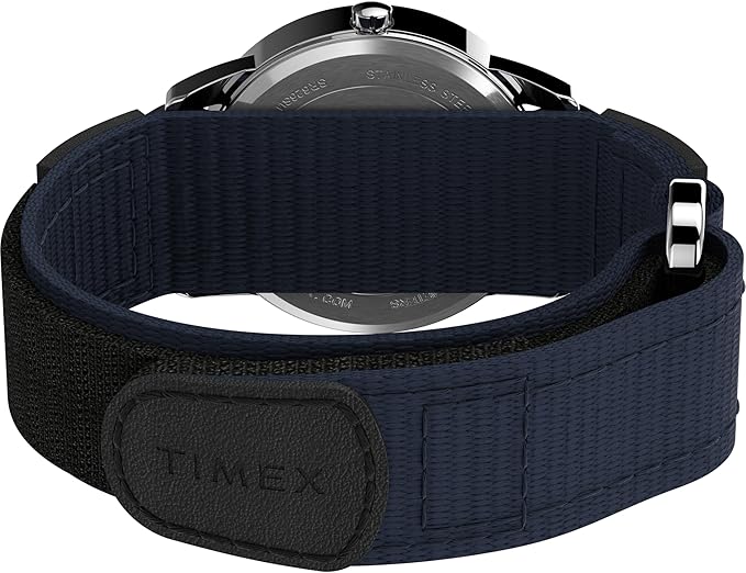 TIMEX Easy Reader TW2U85000 Кварцевые часы Синий циферблат Черный кожаный ремешок Мужские Япония Оригинал