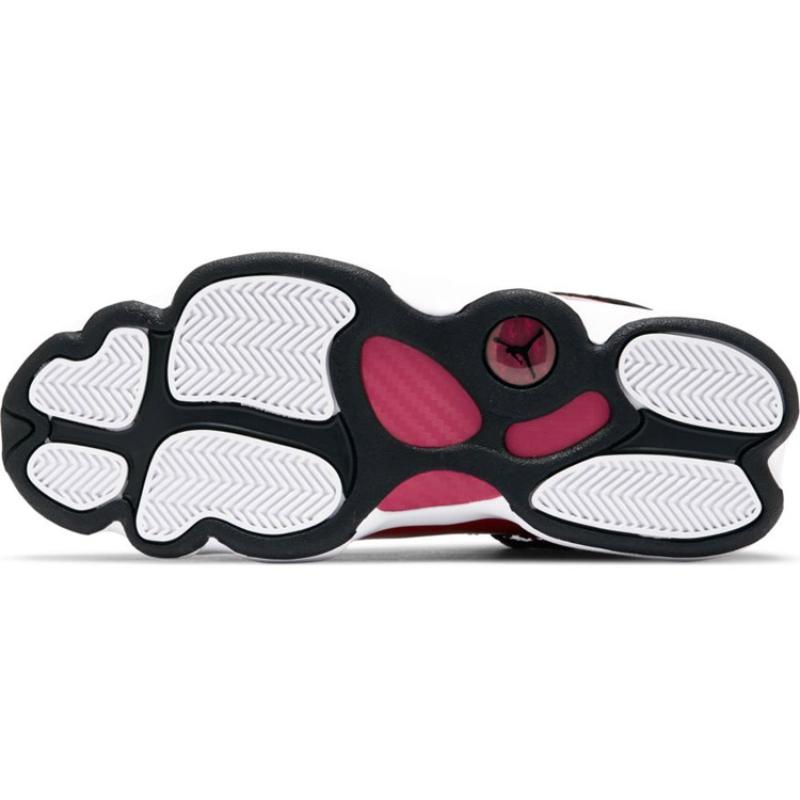 Jordan 6 колец Черный Зал Красный Белый Jordan 322992-060