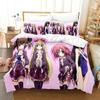 Anime Student Councils Discretion Bedding Set,Duvet Cover Bed Set Quilt Cover Pillowcase,King Queen Twin Size Boys Girls Adults