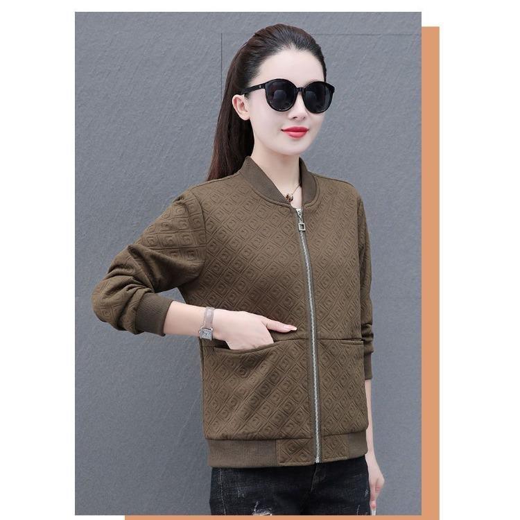 Модная и универсальная короткая куртка для женщин, повседневная бейсбольная куртка на весну и осень с шикарным видом
