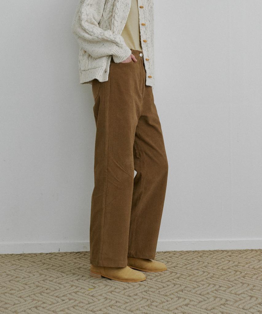 WIOE Sally Coduroy Pants_Camel