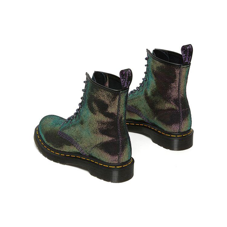 Dr. Martens 1460 Leather Holographic 8 Eye Boots Women Boots Purple 26958519