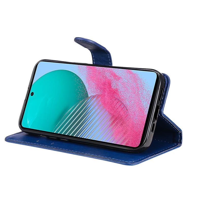 A05 Сплошной цветной кожаный флип-чехол для Samsung Galaxy A05 S A05S A25 A24 A04E A54 A34 A14 M54 Кошелек с гнездом для карты Магнитный держатель-подставка Защитный чехол для телефона