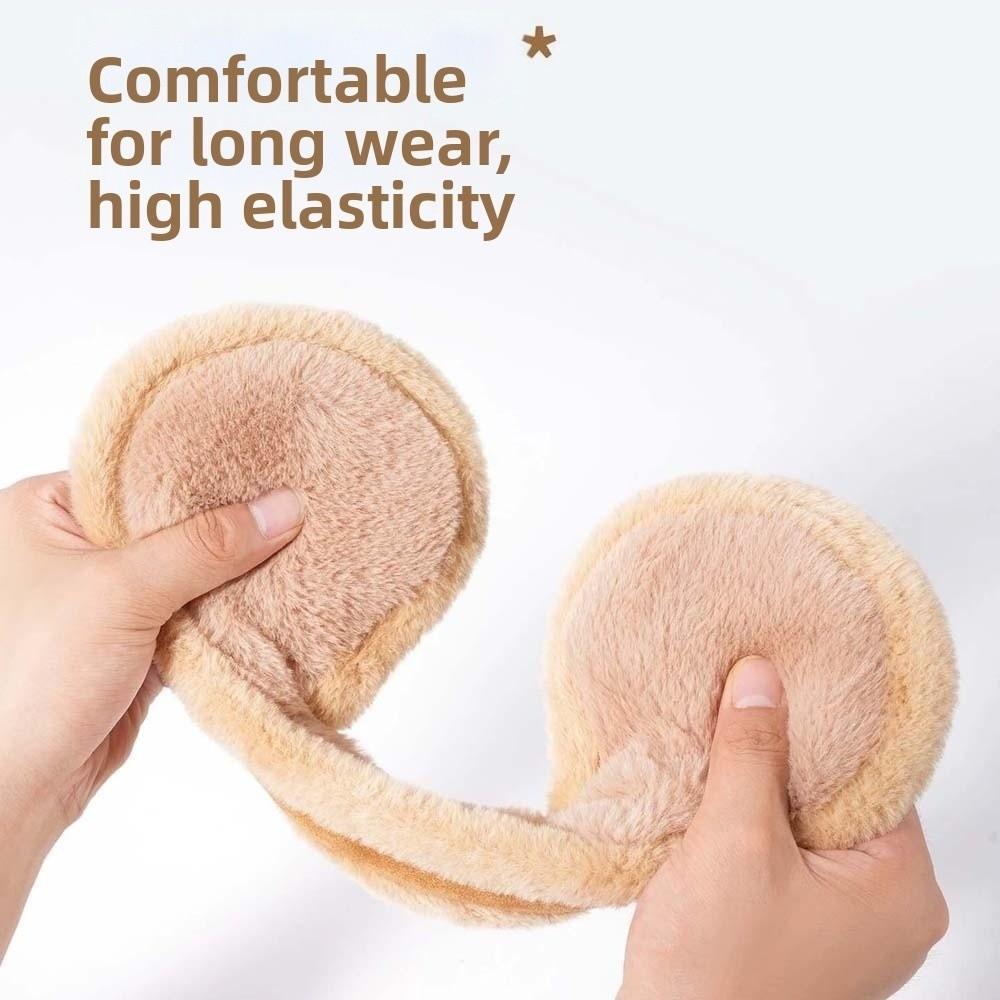 Windproof Ear Warmers Thickened Thermal Ear Covers Plush Ear Warmers Winter Earmuffs Skiing