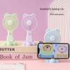Cartoon Mini USB Rechargeable Portable Fan for Students - Desktop & Handheld