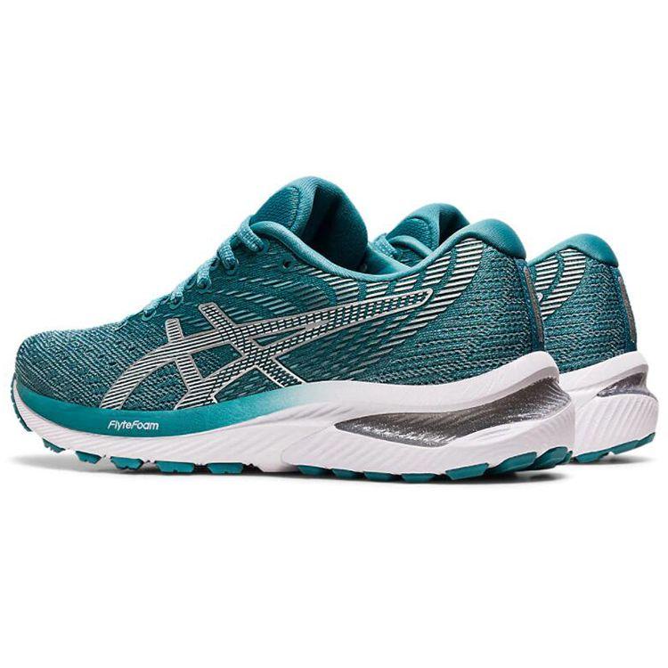 Asics Женские кроссовки Gel Cumulus 22 Smoke Blue белые 1012A741-404