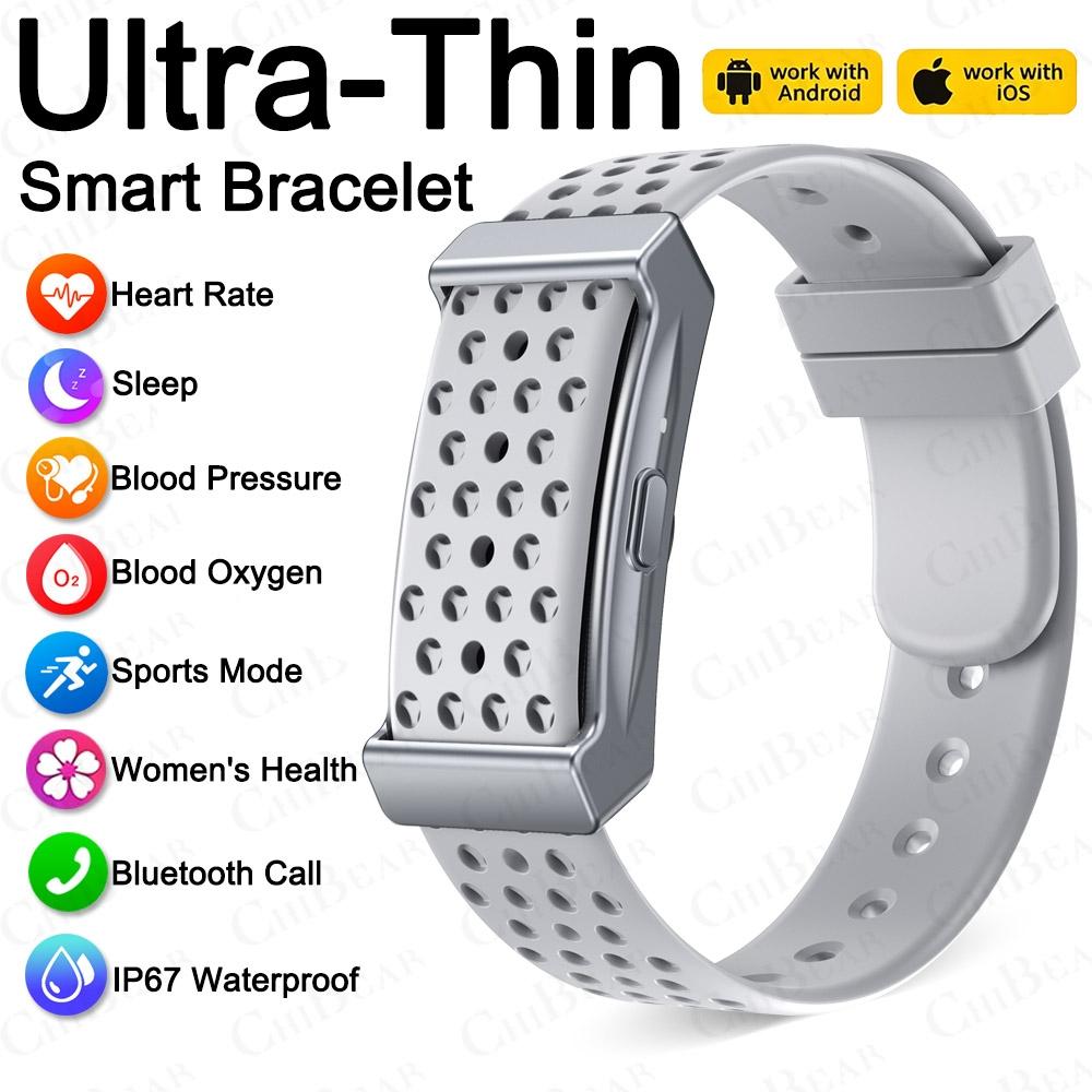 2026New Screenless Design Smart Bracelet Men Heart Rate Blood Pressure Sports Mode SleepSlim Light Design Smartwatch Women 2