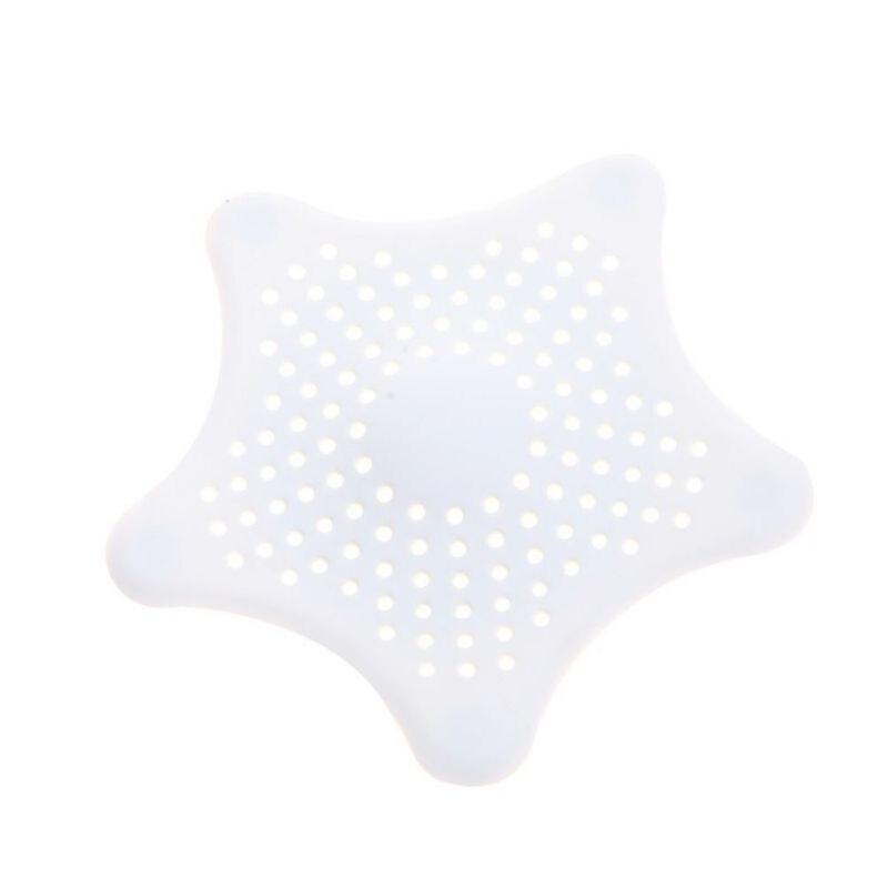 Фильтр для кухни и ванной комнаты Силиконовая заглушка для слива раковины Улавливатель волос Звезда Крышка для слива волос Улавливатель волос Пробка для слива раковины Фильтр для волос Инструмент для ванной комнаты AVE