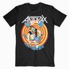 Anthrax 1988 Road To Euphoria Tour Футболка с принтом группы Черная A111 Унисекс Футболка