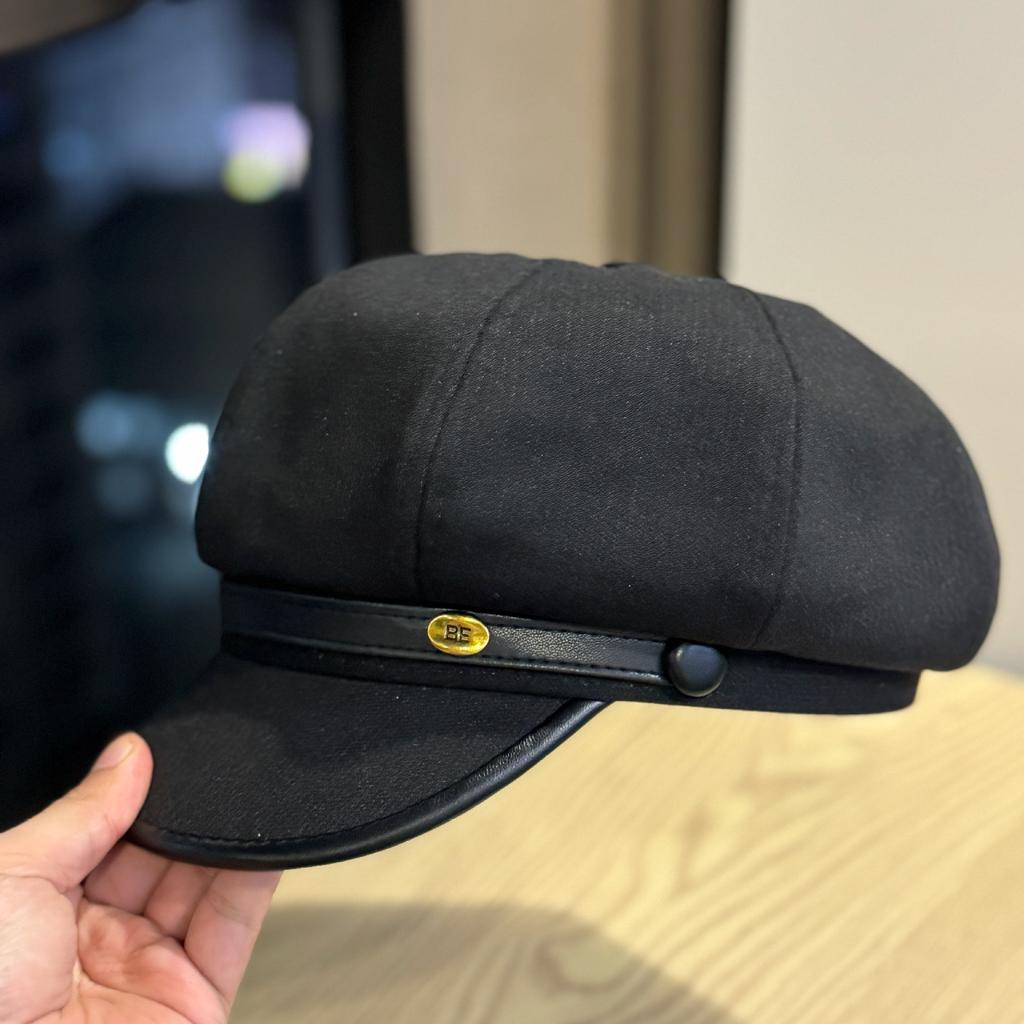 Новый осенний восьмиугольный берет для женщин, ретро британский стиль, маленькая корейская версия, повседневная универсальная кепка-утка, шляпа художника, трендовая