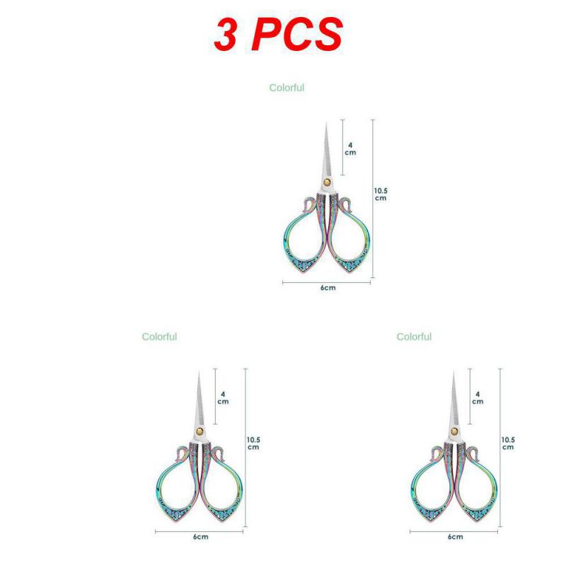 Stainless Steel Vintage Scissors Sewing Fabric Cutter Embroidery Scissors Tailor Scissor Scissor Household Sewing Accessories