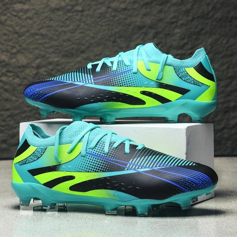 Детские футбольные бутсы Профессиональные футбольные бутсы для мужчин Легкие носки Уличные Нескользящие футбольные шипы Оригинальные кроссовки