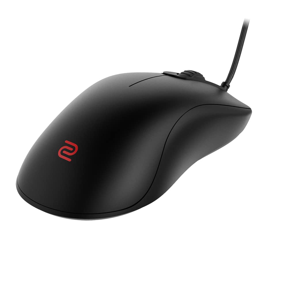BenQ Gaming Mouse Port Connection Plug Sizes Black FK1-C (Symmetrical Design/3360 sensor/Right-handed/Paracord/Lightweight/USB & Play/3 Available M,