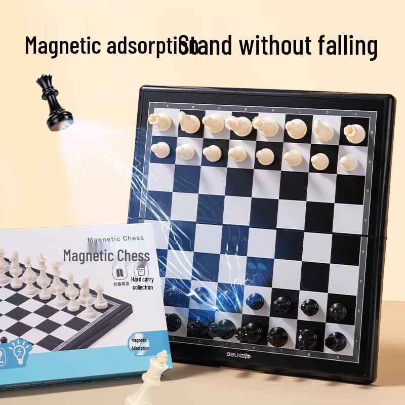 Deli Portable Magnetic Folding Chess Set