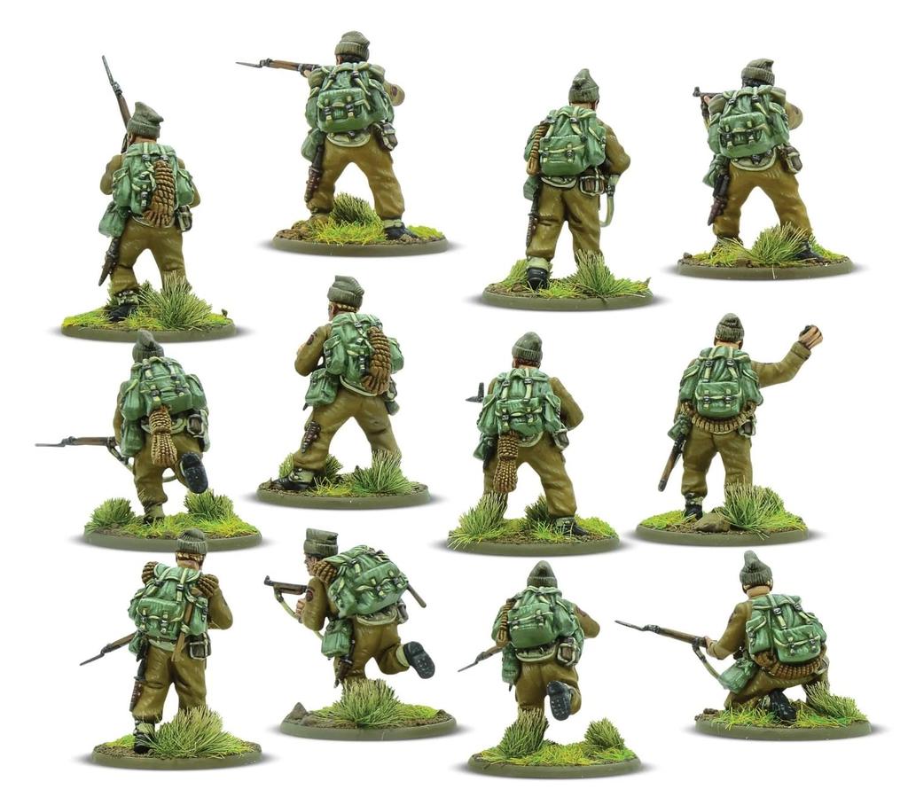 Warlord Action British and Allied Special Forces Assembly Kit WLG402011022 Games/Bolt 1/56 (30 Figures) (Personnel)