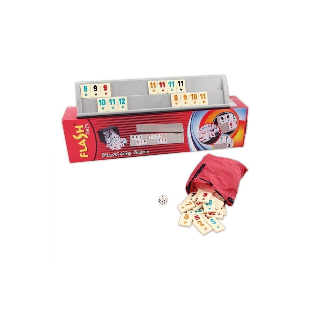 Пластиковый кий Star Lux Okey Flash Okey, пластиковый кий первого качества, 43 см, набор пластиковых ключей для пикника для дома