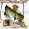 Usa Soccer Star Beach Towel Quick-Dry Soft Microfiber Comfortable Lightweight Perfect for Traveling Yoga Camping and Swimming