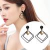 Women Fashion Rhombic Classic Geometric Personalized Pendant Earrings Jewelry