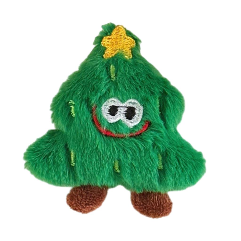 Festival Plush Christmas Theme Brooch Pin Lovely Soft Padded Plush Brooch Pin for Holiday Outfits Bag Clothes Decors