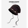 Ethnic style Northwest Sichuan West tourism piling hats Children's early autumn tie-dyeing atmosphere Big head circumference Versatile Baotou cold hat