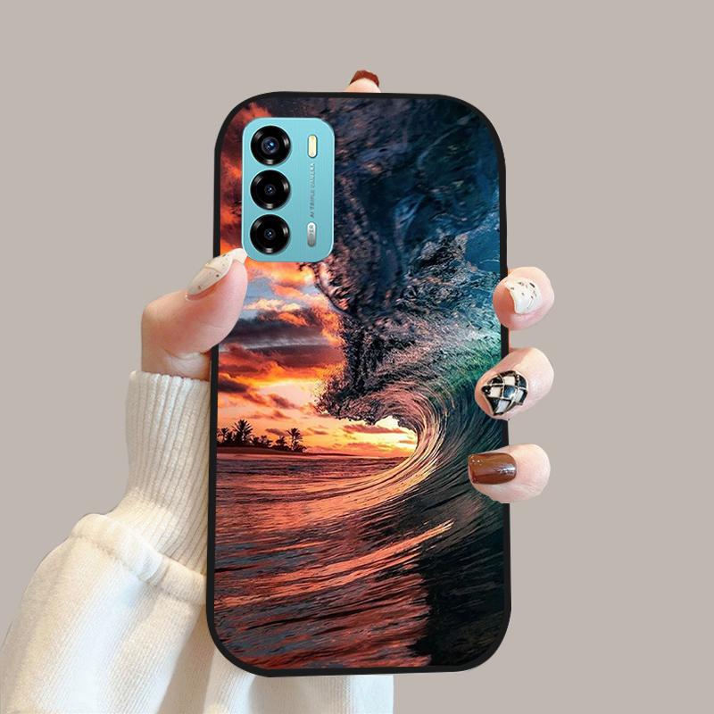 Для ZTE Blade V40 Vita Модный Чехол 8045 Мягкая Силиконовая Задняя Крышка Для ZTE Blade A72 Чехол A 72 4G Телефон Защитный Fundas Para