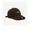 Beige Soft Cotton Dad Hat HELLO WEEKEND Blue Letter Embroidery Adjustable Back Strap Minimalist Casual Baseball Cap Unisex Daily Outdoor Sun Hat