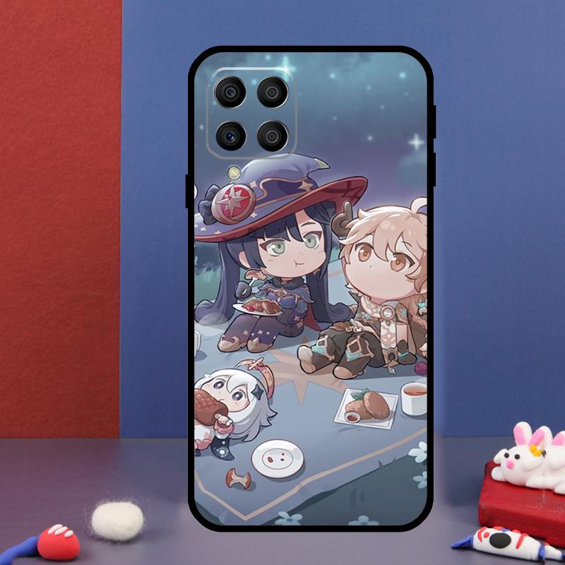 Genshin Impact Chibi For Samsung Galaxy M31 M51 M33 M13 M23 M53 M15 M55 M14 M34 M54 M20 M30s M32 M52 Phone Case
