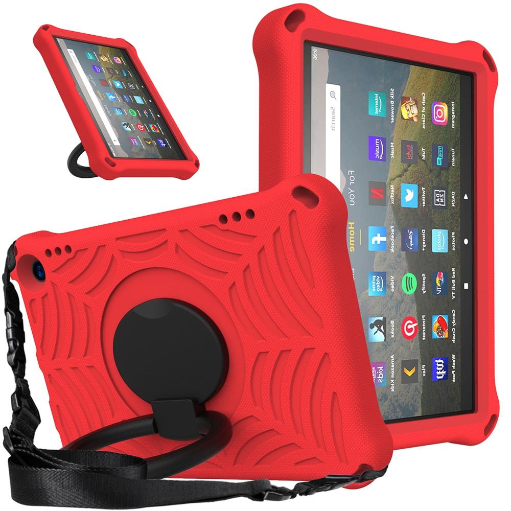 Для Amazon Fire HD 8 Plus 10-го 12-го поколения 8,0 дюймов 2020 2022 чехол EVA для детей безопасный наплечный ремень противоударный чехол-подставка для планшета