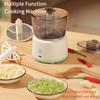 Versatile Electric Food Processor - Cordless Kitchen Blender, Meat Grinder & Vegetable Slicer with USB Charging
