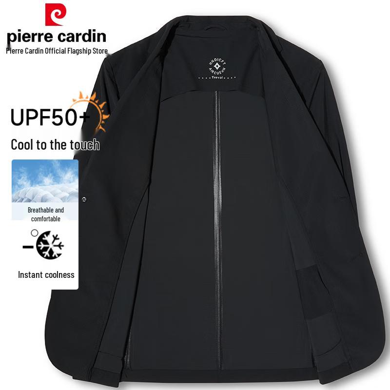 Pierre Cardin Мужской повседневный блейзер с защитой от солнца, охлаждающим эффектом и эластичностью